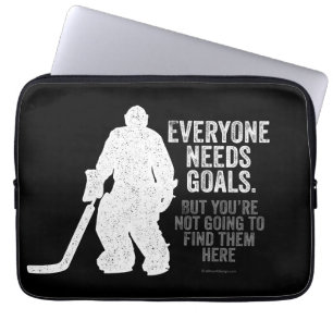 Iedereen heeft Doelstellingen (Hockey) nodig Laptop Sleeve