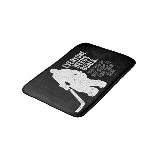 Iedereen heeft Doelstellingen nodig (Hockey) Badmat (Gekanteld)