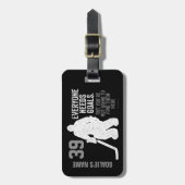 Iedereen heeft Doelstellingen nodig (Hockey) Bagagelabel (Voorkant verticaal)