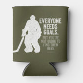 Iedereen heeft Doelstellingen nodig (Hockey) Blikjeskoeler (Voorkant)