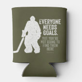 Iedereen heeft Doelstellingen nodig (Hockey) Blikjeskoeler (Achterkant)