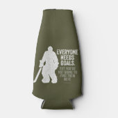 Iedereen heeft Doelstellingen nodig (Hockey) Flesjeskoeler (Voorkant)