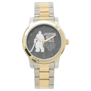 Iedereen heeft Doelstellingen nodig (Hockey) Horloge