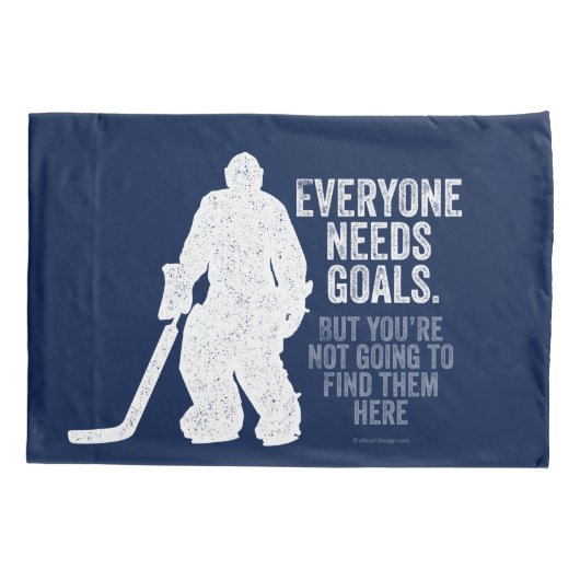 Iedereen heeft Doelstellingen nodig (Hockey) Kussensloop (Achterkant)