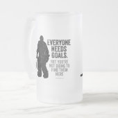 Iedereen heeft Doelstellingen nodig (Hockey) Matglas Bierpul (Voorkant links)