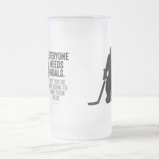 Iedereen heeft Doelstellingen nodig (Hockey) Matglas Bierpul (Center)