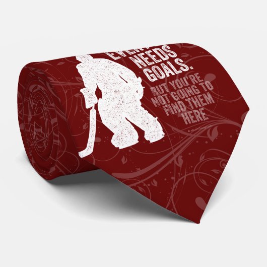 Iedereen heeft Doelstellingen nodig (Hockey) Stropdas (Opgerold)