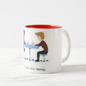 Iedereen heeft een beetje therapie nodig - mok (Voorkant rechts)