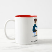 Iedereen heeft een beetje therapie nodig - mok (Links)