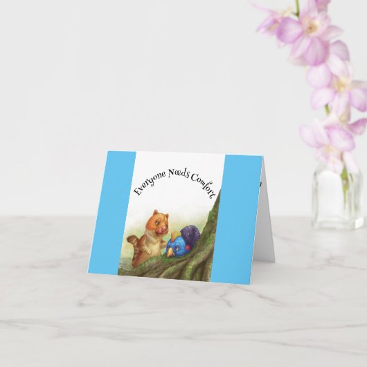 Iedereen heeft een comfortsympathiekaart voor kind kaart (Orchidee)