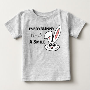 Iedereen heeft een glimlach Baby/peuter T-shirt no