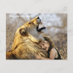 Iedereen heeft een hart briefkaart