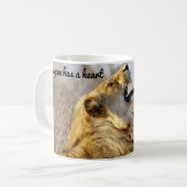 "Iedereen heeft een hart" Koffiemok (Voorkant links)