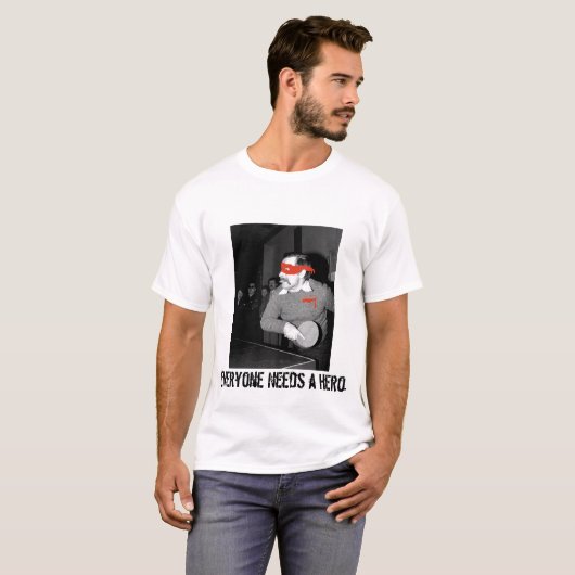 Iedereen heeft een Hero nodig T-shirt (Voorkant volledig)