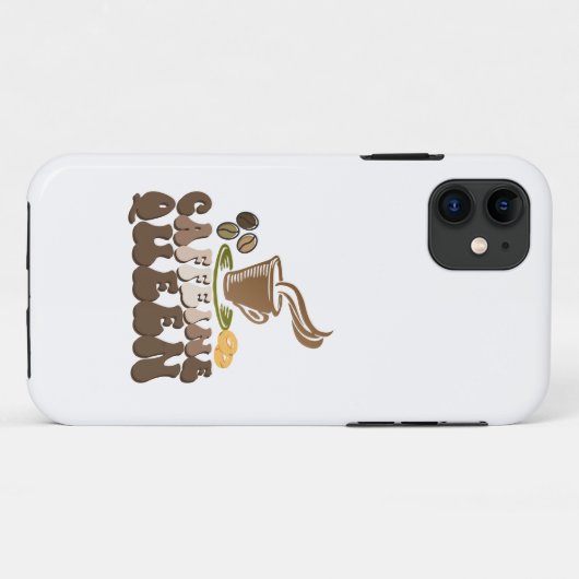 Iedereen heeft een kop koffie nodig Case-Mate iPhone case (Achterkant (horizontaal))