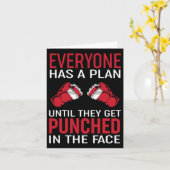 Iedereen heeft een plan tot ze in de steek worden  kaart (Gele Bloem)