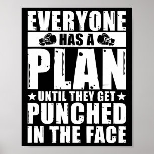 Iedereen heeft een plan tot ze in de steek worden  poster