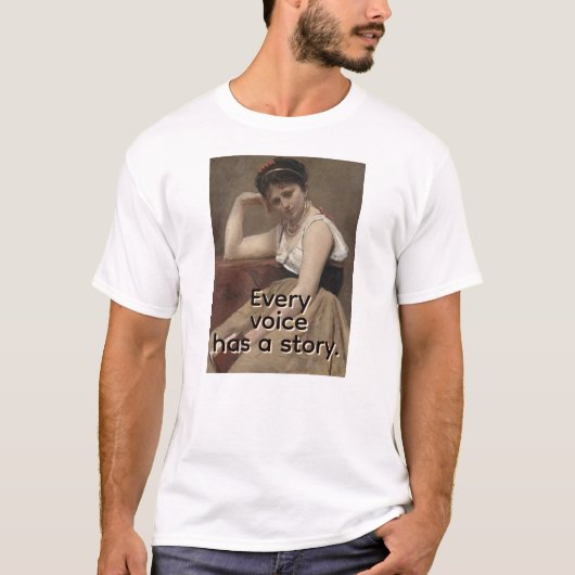 Iedereen heeft een stem t-shirt (Voorkant)