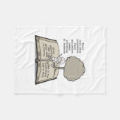 Iedereen heeft een verhaal fleece deken (Voorkant (Horizontaal))