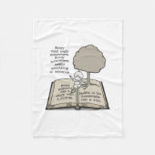 Iedereen heeft een verhaal fleece deken (Voorkant)