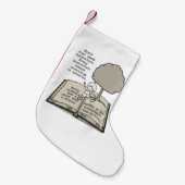 Iedereen heeft een verhaal kleine kerstsok (Voorkant (Hangend))