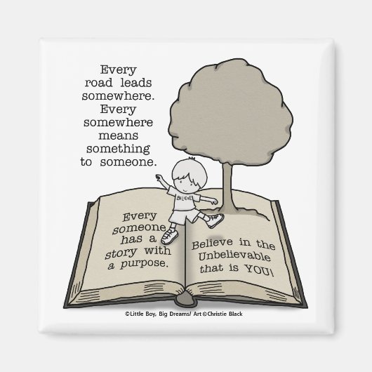 Iedereen heeft een verhaal magneet (Voorkant)