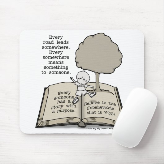 Iedereen heeft een verhaal muismat (Met muis)