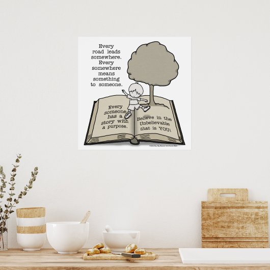 Iedereen heeft een verhaal poster (Keuken)