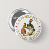 Iedereen heeft gewonnen en iedereen moet prijzen h ronde button 5,7 cm (Voorkant /achterkant)