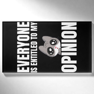 Iedereen heeft recht op de tag Mijn opinienaam