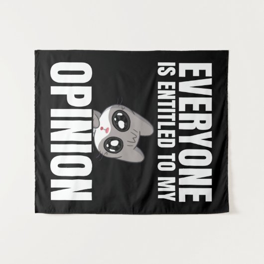 Iedereen heeft recht op mijn advies Bosbouw Wandkleed (Voorkant (horizontaal))