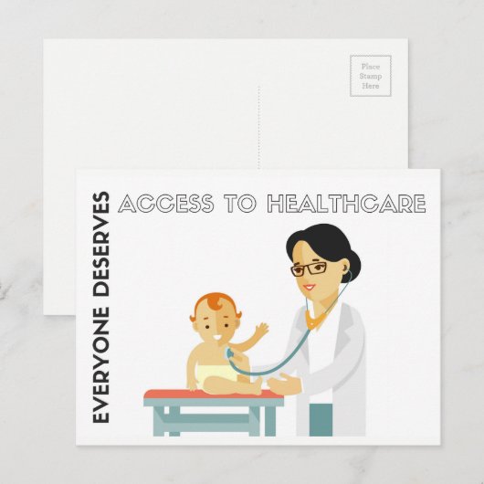 Iedereen heeft toegang briefkaart (Voorkant / Achterkant)