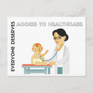 Iedereen heeft toegang briefkaart