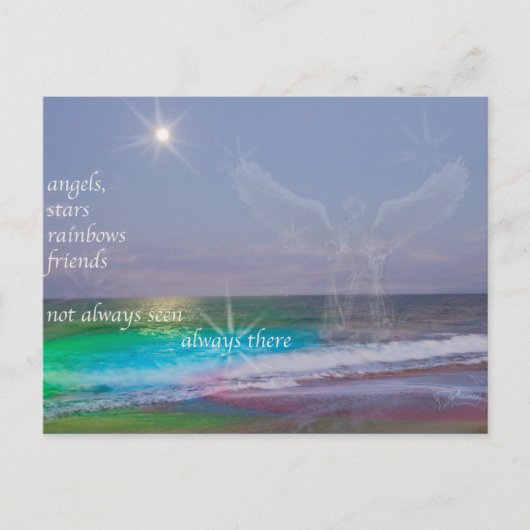 Iedereen heeft vrienden en engelen nodig, briefkaa briefkaart (Voorkant)