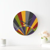 Iedereen hier is Welkom Sunrise Sunset Wall Clock Grote Klok (Huis)
