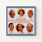 Iedereen houdt van Chevrolet uit de jaren dertig Notitieboek (Achterkant)