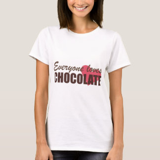 Iedereen houdt van Chocolade T-shirt