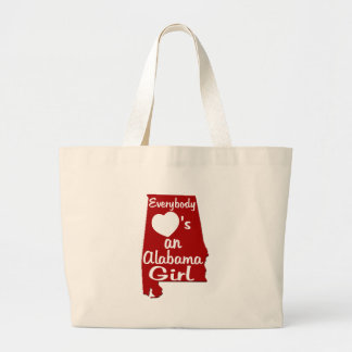 Iedereen houdt van een Alabama-meisje Grote Tote Bag