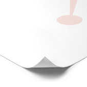 Iedereen houdt van een Badminton speler Poster (Hoek)