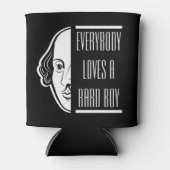 Iedereen houdt van een Bard Boy Shakespeare Thespi Blikjeskoeler (Voorkant)