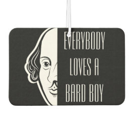 Iedereen houdt van een Bard Boy Shakespeare Thespi Luchtverfrisser