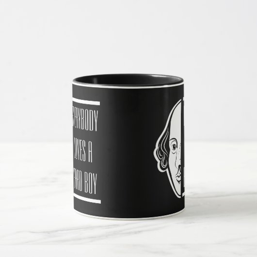 Iedereen houdt van een Bard Boy Shakespeare Thespi Mok (Midden)