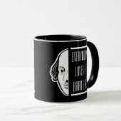 Iedereen houdt van een Bard Boy Shakespeare Thespi Mok (Voorkant rechts)