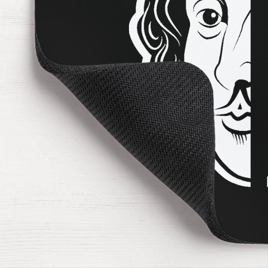 Iedereen houdt van een Bard Boy Shakespeare Thespi Muismat (Hoek)