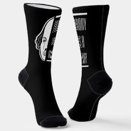 Iedereen houdt van een Bard Boy Shakespeare Thespi Sokken