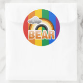 Iedereen houdt van een Beer Ronde Sticker (Tas)