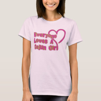 Iedereen houdt van een Cajun-meisje T-shirt