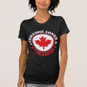 Iedereen houdt van een Canadees! T-shirt