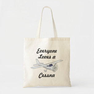 Iedereen houdt van een Cessna Tote Bag
