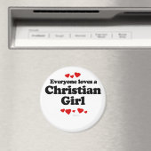 Iedereen houdt van een Christelijk meisje Magneet (Insitu (Vaatwasser))